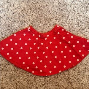 Kate Spade Red and White Polka Dot Skirt